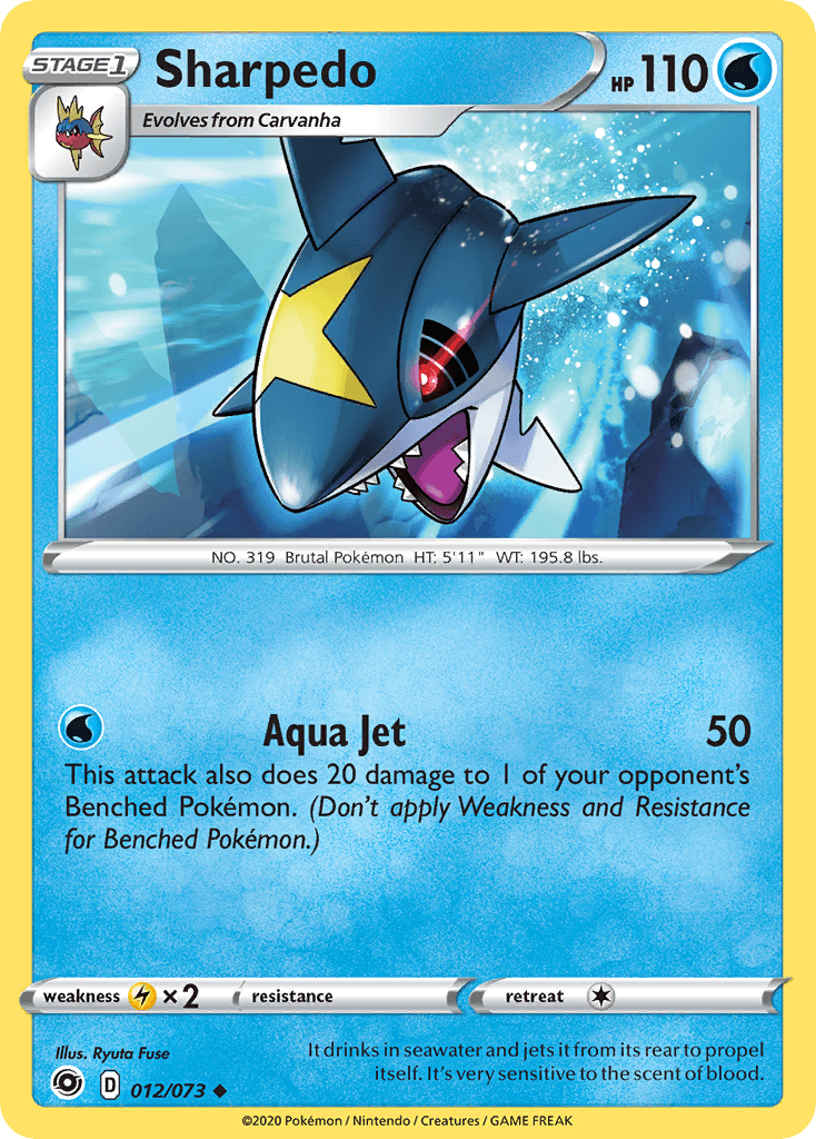 Carta Pokémon Sharpedo 12