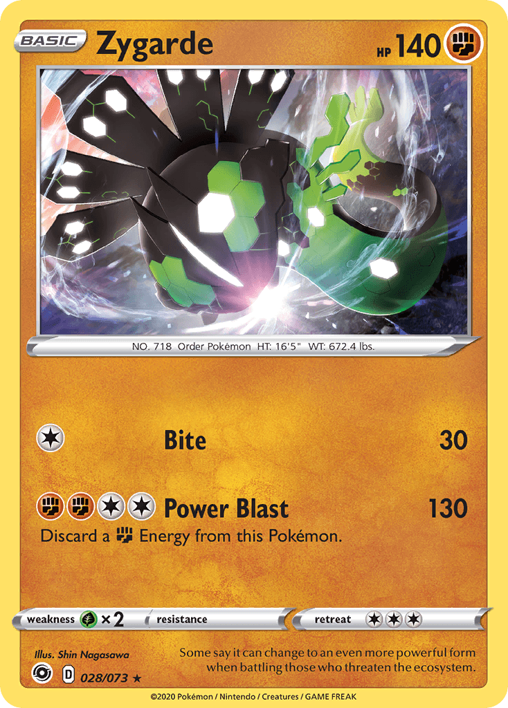 Carta Pokémon Zygarde