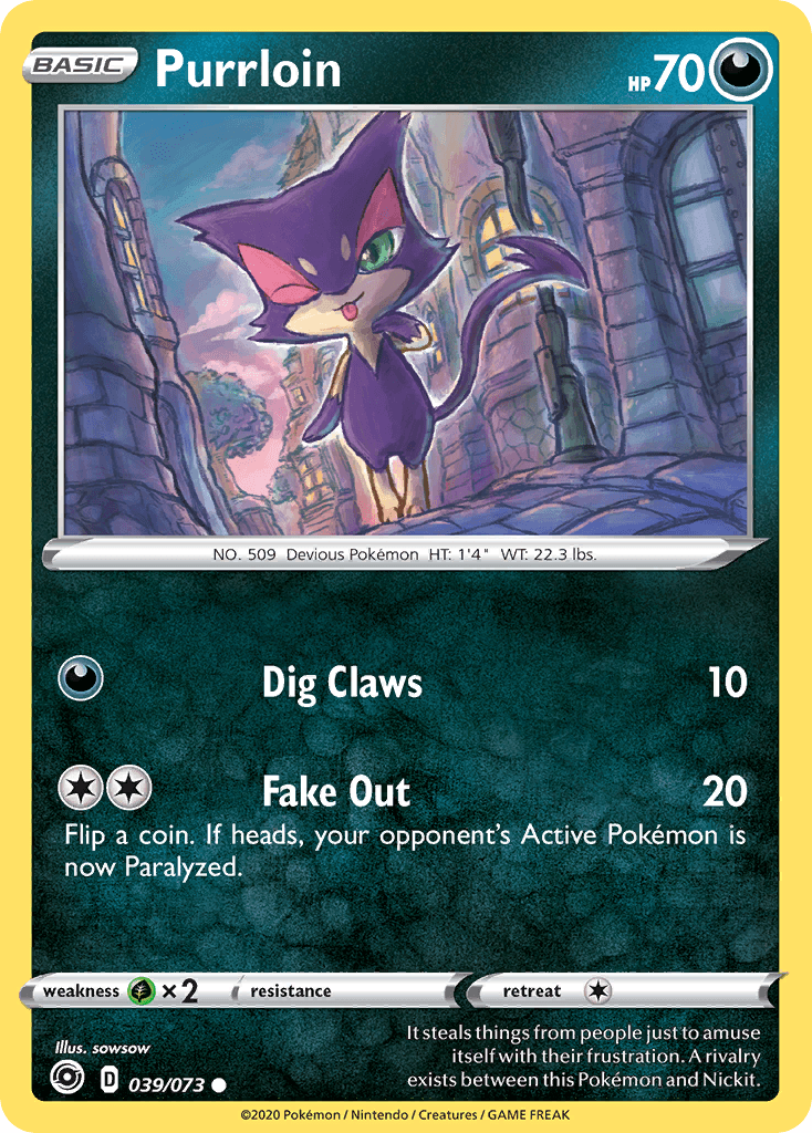 Carta Pokémon Purrloin