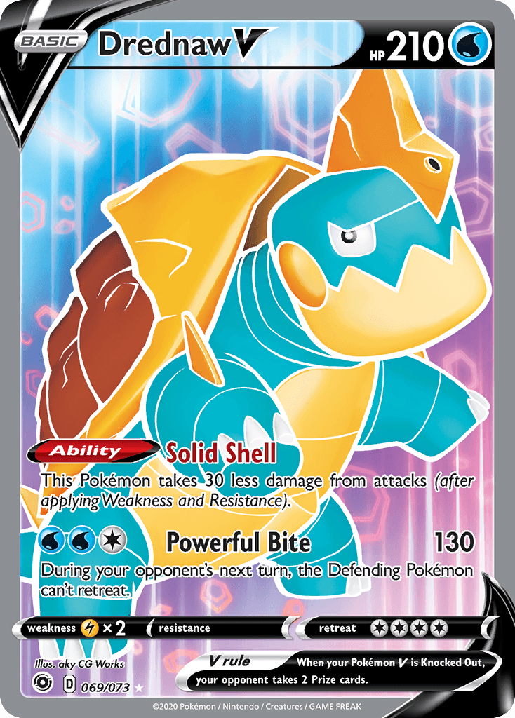 Carta Pokémon Drednaw V 69