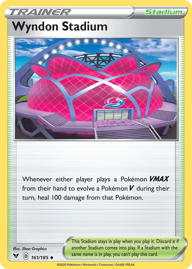 Carta Pokémon Wyndon Stadium 161 de Vivid Voltage