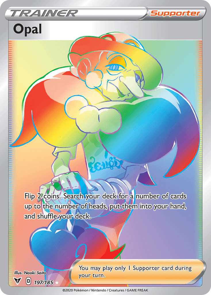 Carta Pokémon Opal 197 de Vivid Voltage