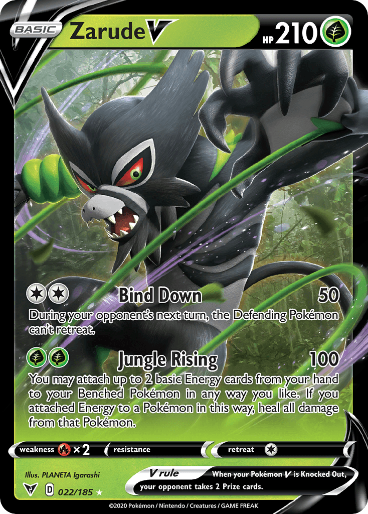 Carta Pokémon Zarude V