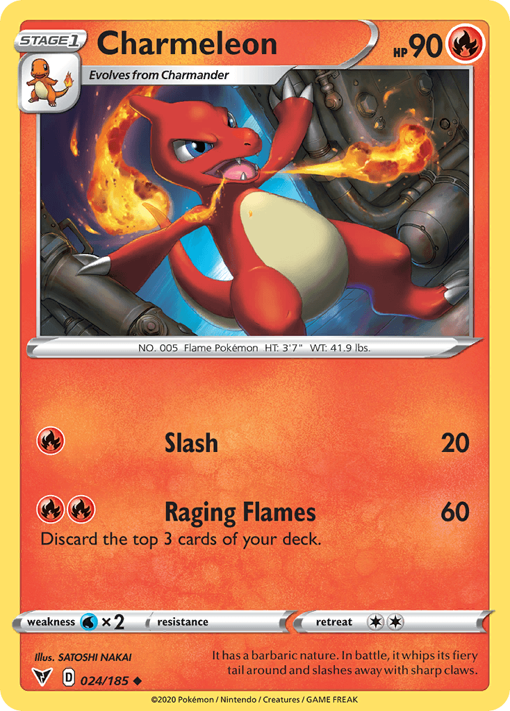 Carta Pokémon Charmeleon