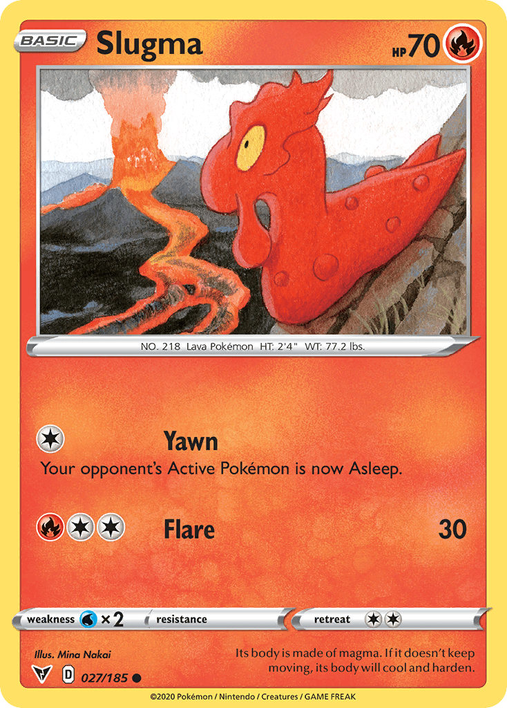 Carta Pokémon Slugma