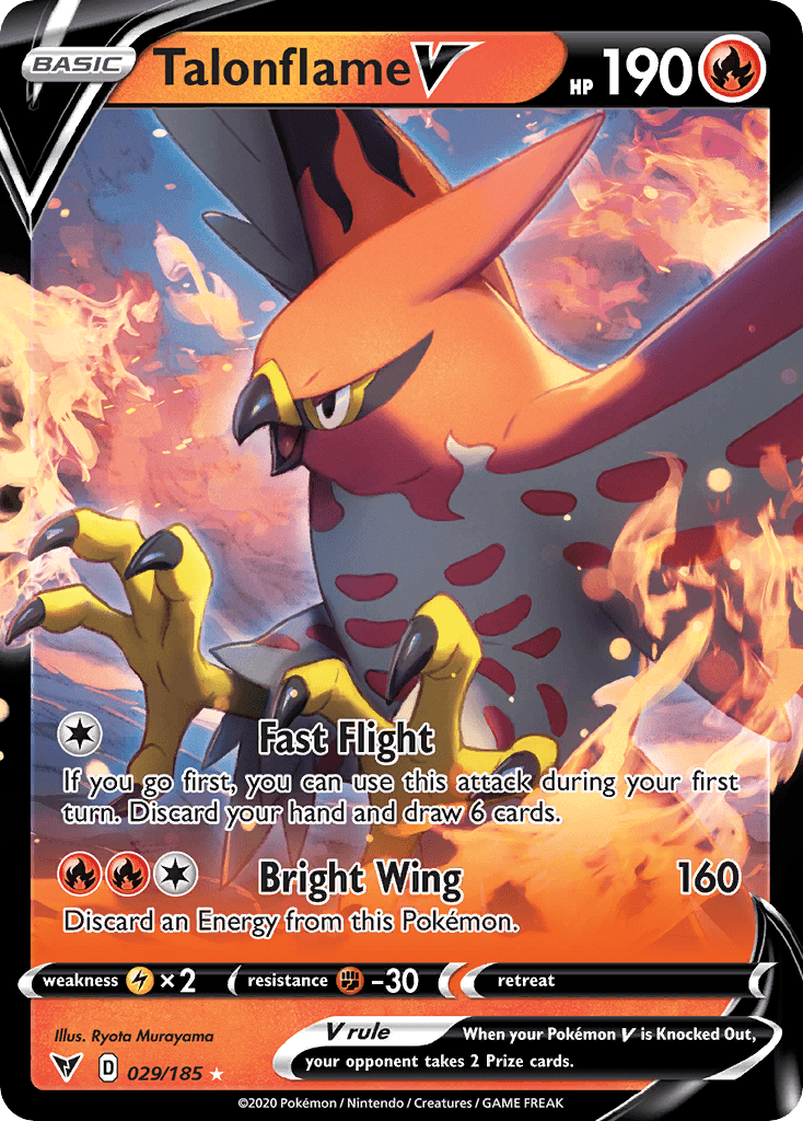 Carta Pokémon Talonflame V