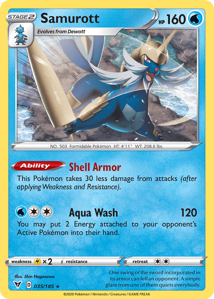 Carta Pokémon Samurott