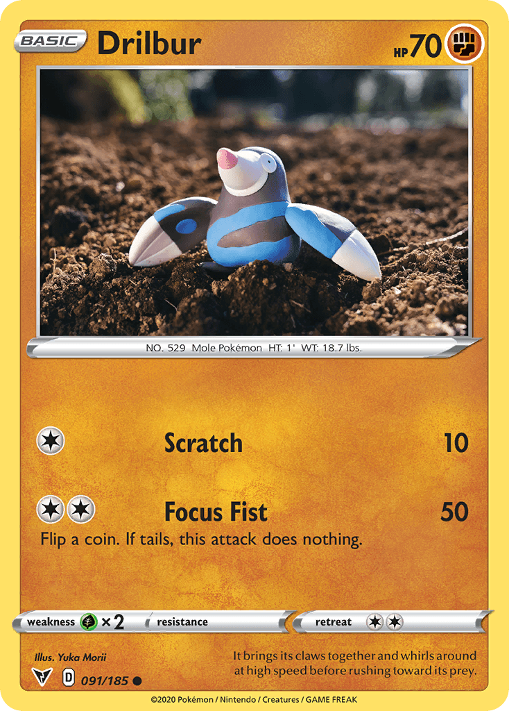 Carta Pokémon Drilbur