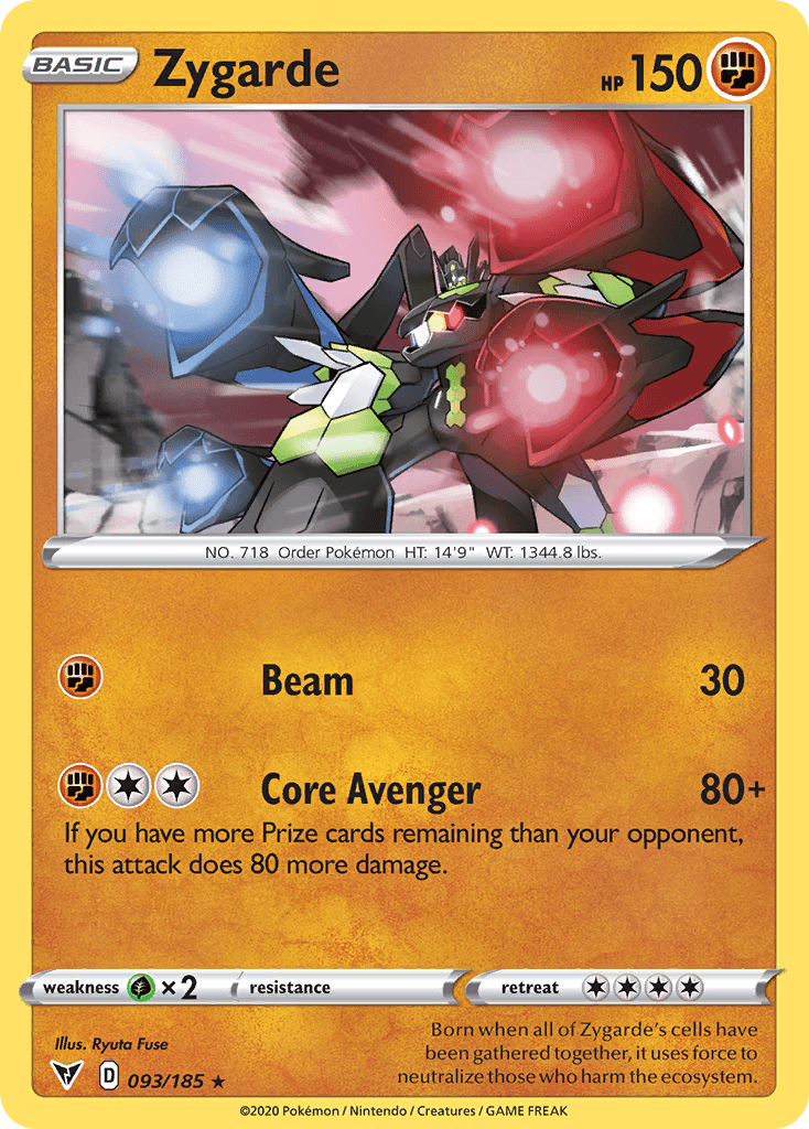 Carta Pokémon Zygarde