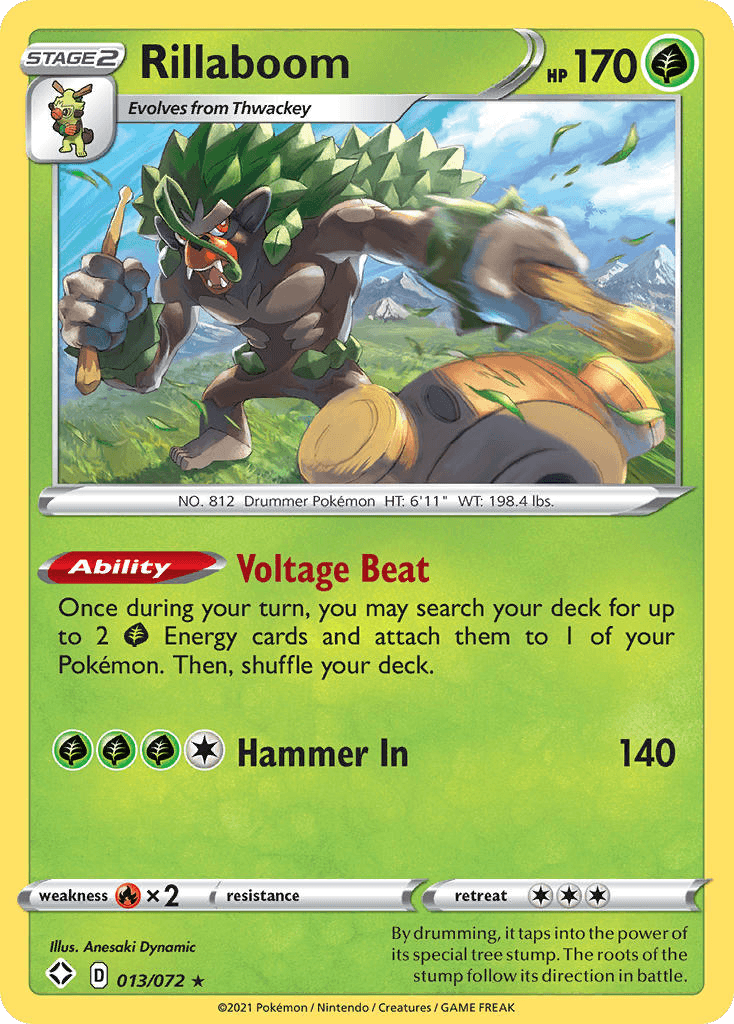 Carta Pokémon Rillaboom 13