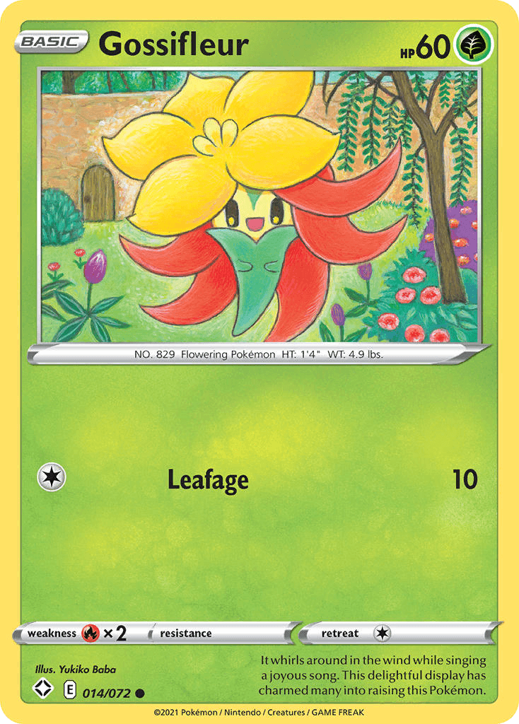 Carta Pokémon Gossifleur 14