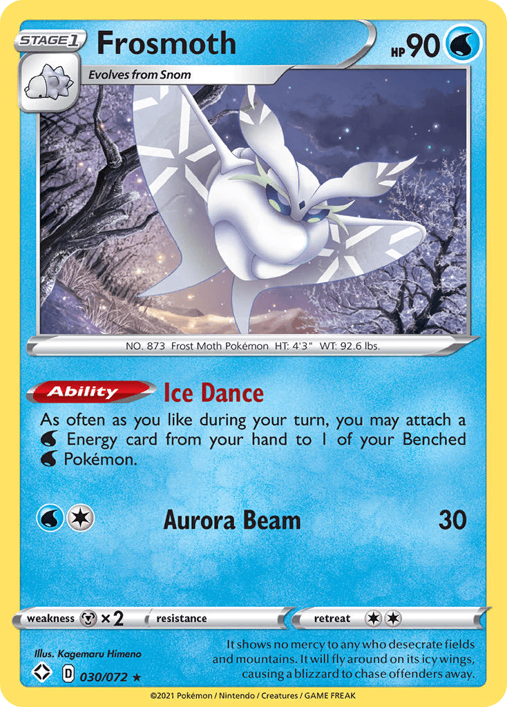 Carta Pokémon Frosmoth 30