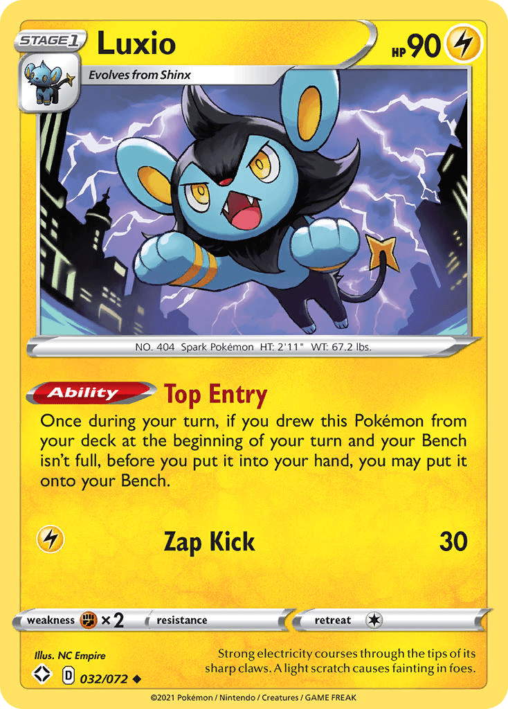 Carta Pokémon Luxio
