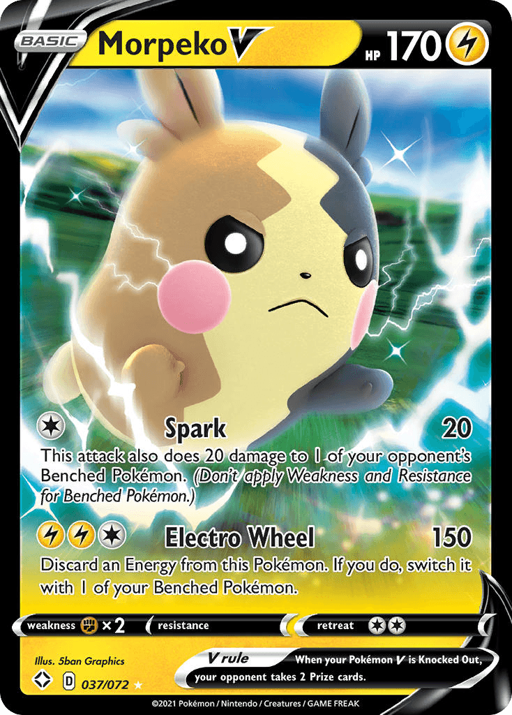Carta Pokémon Morpeko V