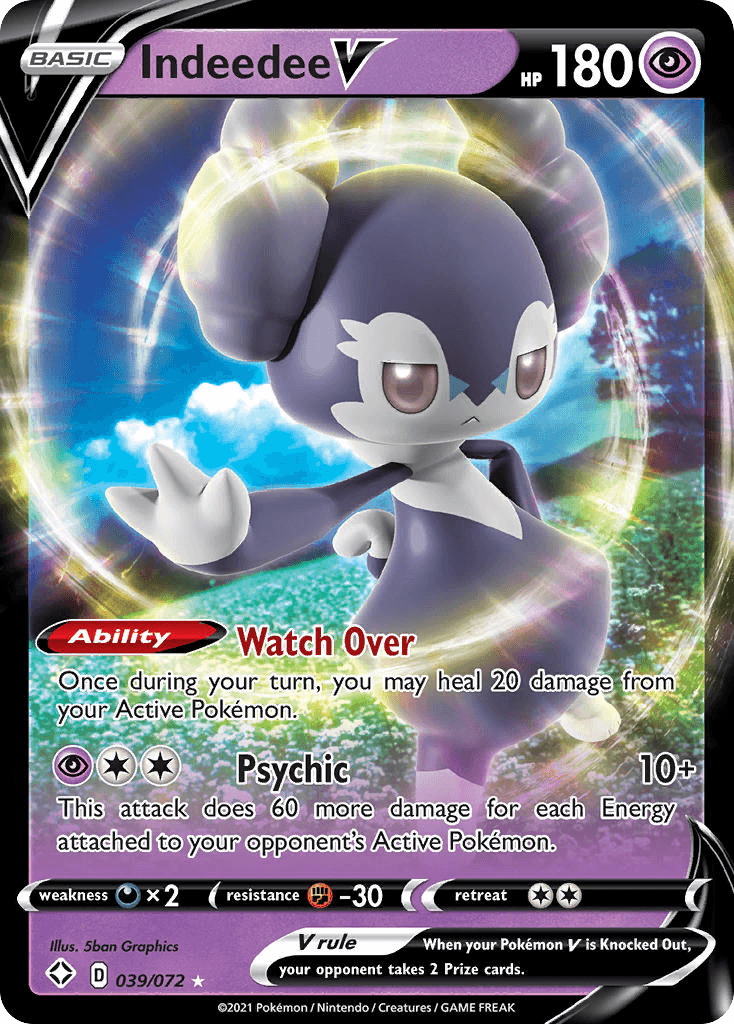 Carta Pokémon Indeedee V 39