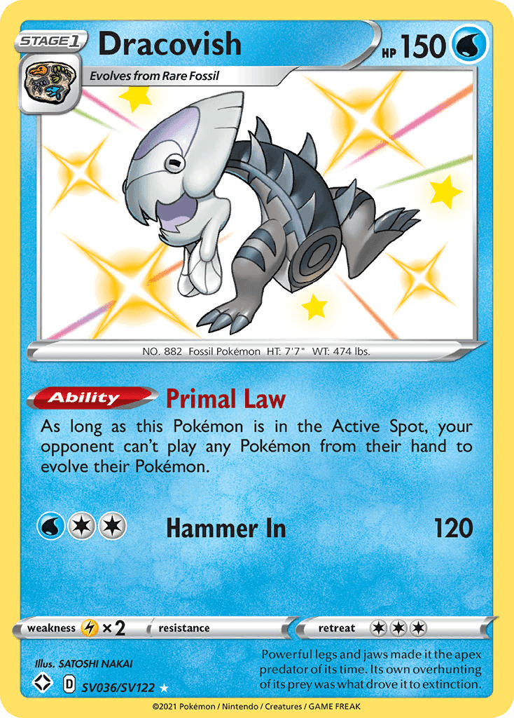 Carta Pokémon Dracovish SV036