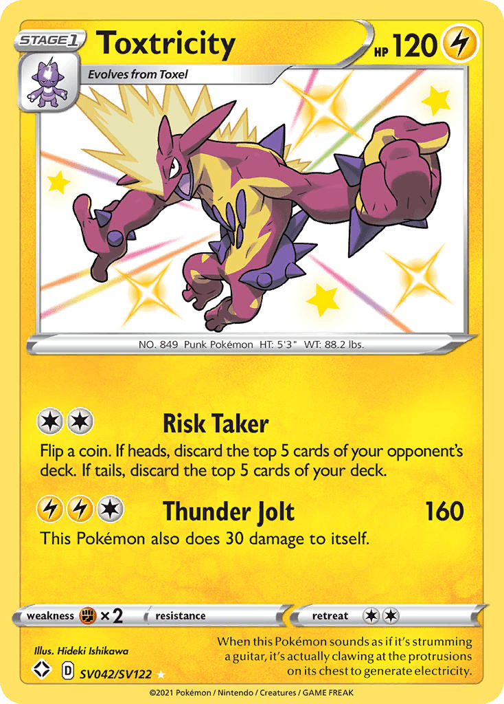 Carta Pokémon Toxtricity SV042