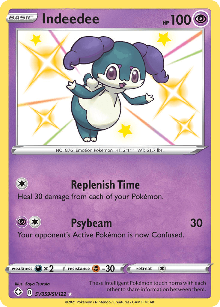 Carta Pokémon Indeedee SV059