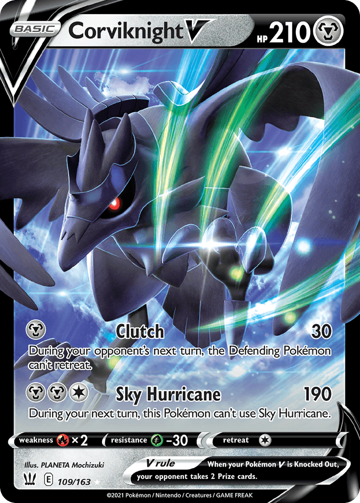 Carta Pokémon Corviknight V 109