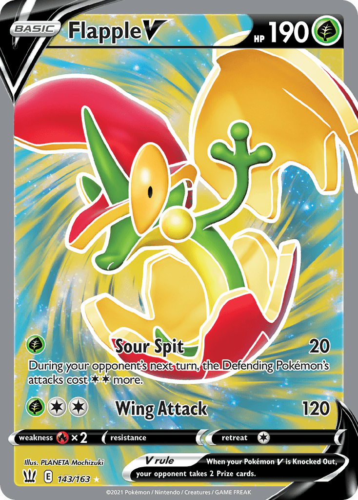 Carta Pokémon Flapple V 143