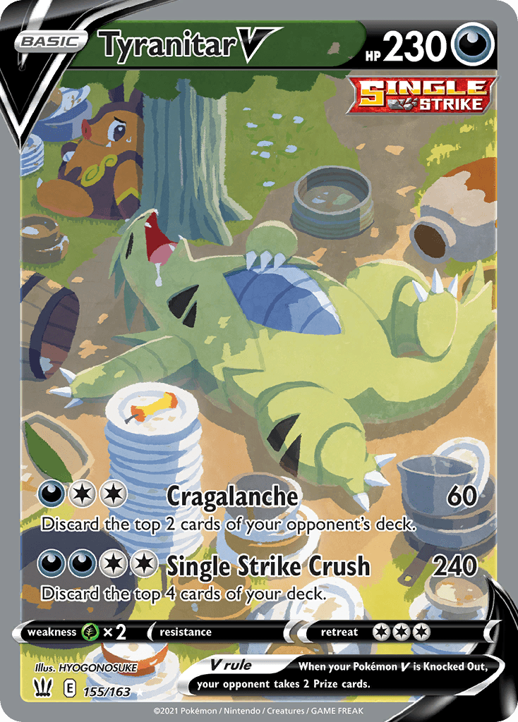 Carta Pokémon Tyranitar V