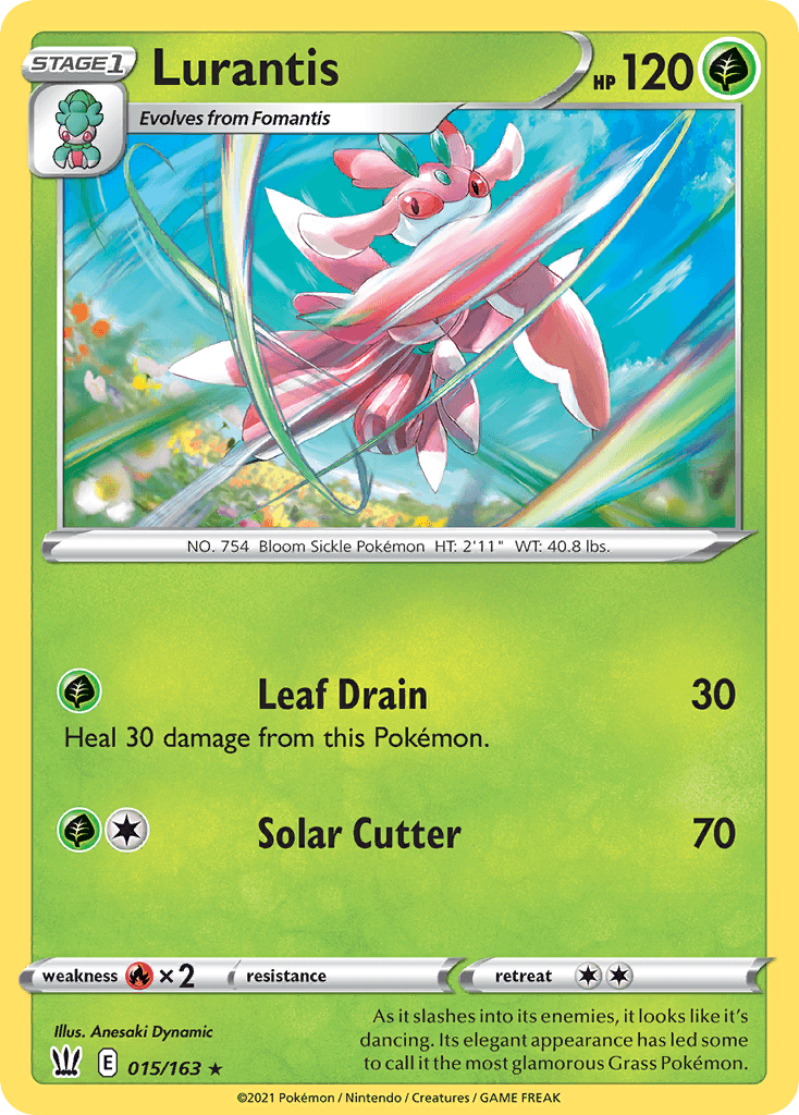 Carta Pokémon Lurantis 15
