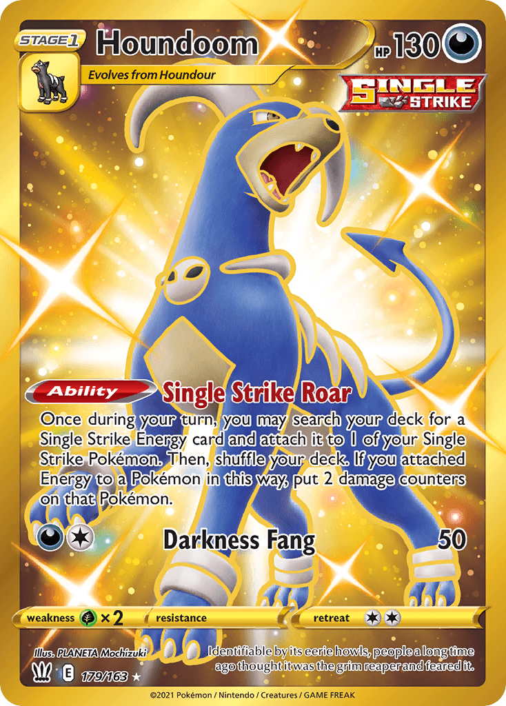 Carta Pokémon Houndoom 179 de Battle Styles