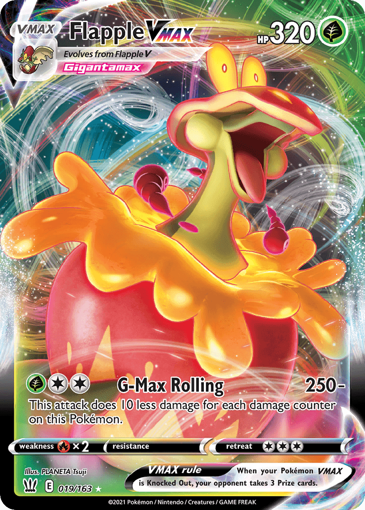 Carta Pokémon Flapple VMAX 19