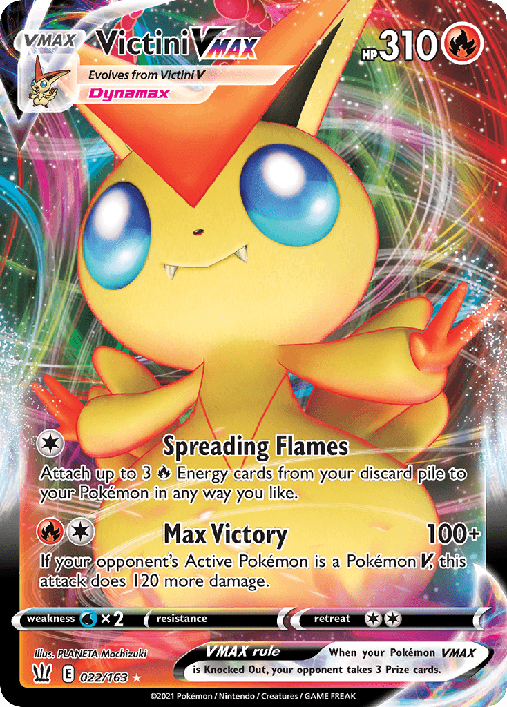 Carta Pokémon Victini VMAX
