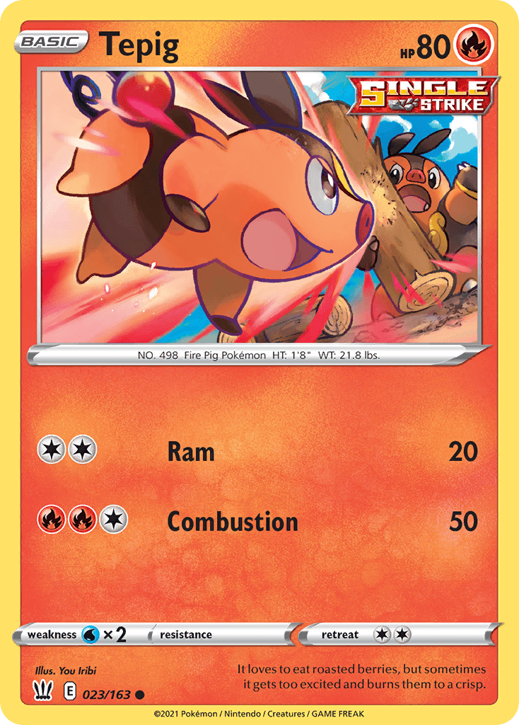 Carta Pokémon Tepig