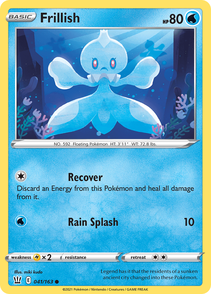 Carta Pokémon Frillish 41