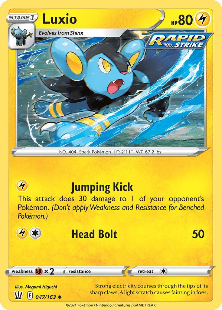 Carta Pokémon Luxio
