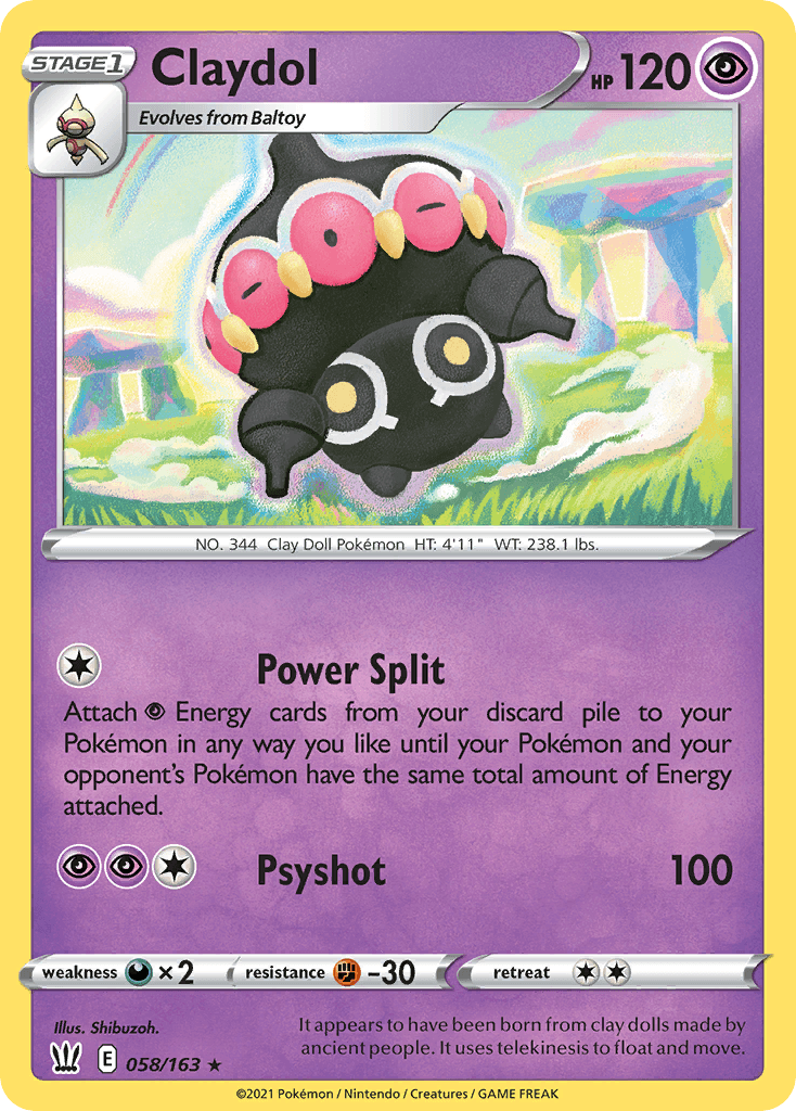 Carta Pokémon Claydol