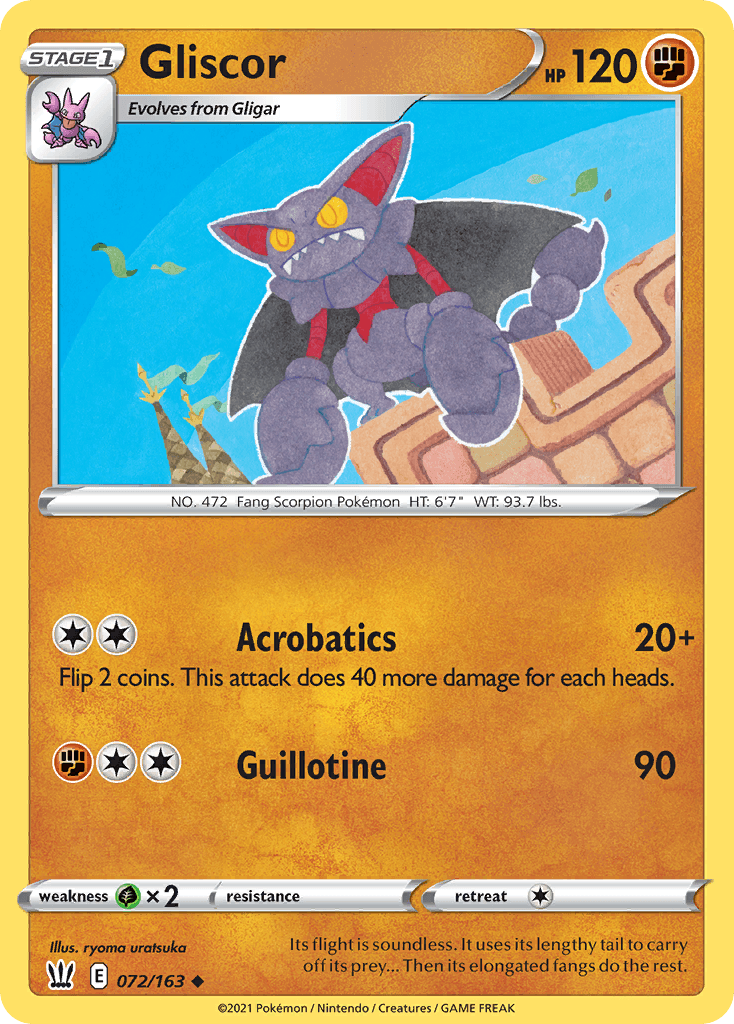 Carta Pokémon Gliscor