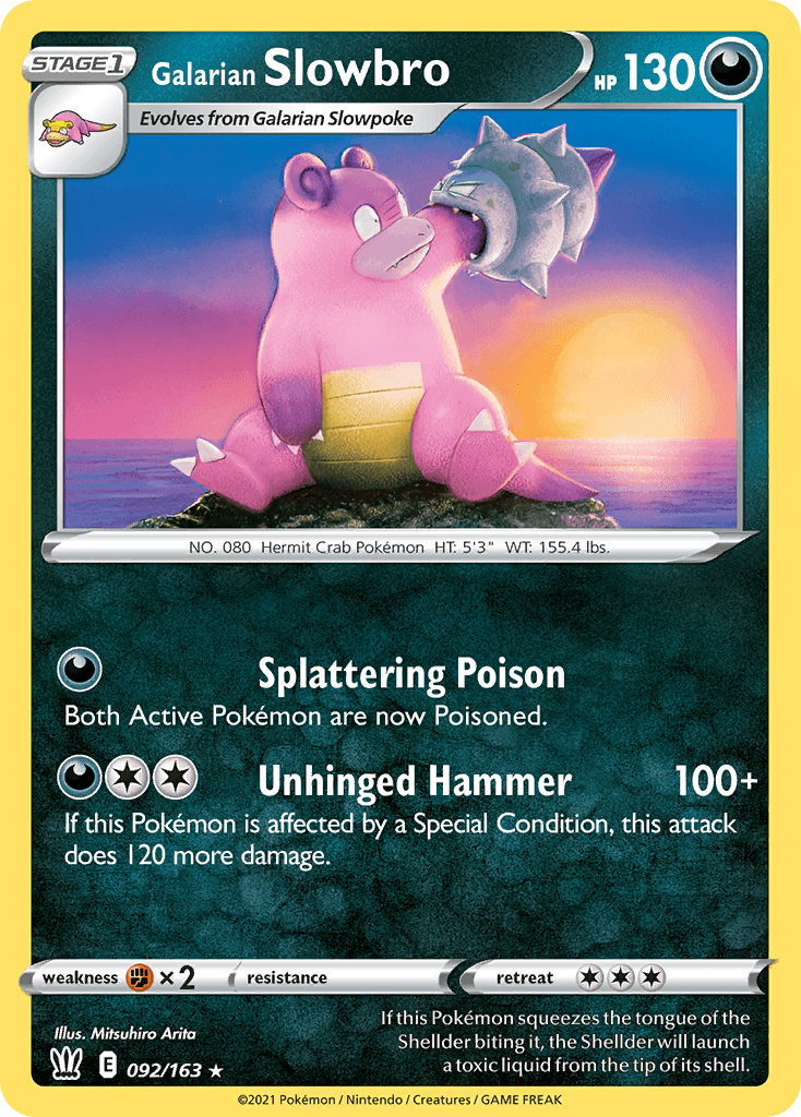 Carta Pokémon Galarian Slowbro