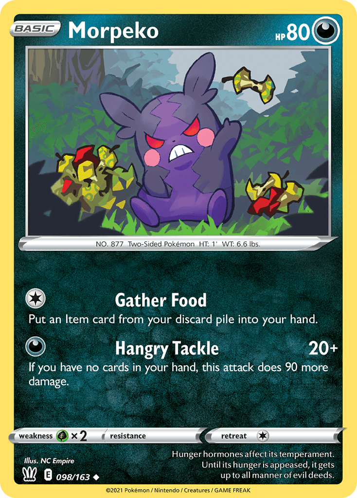 Carta Pokémon Morpeko