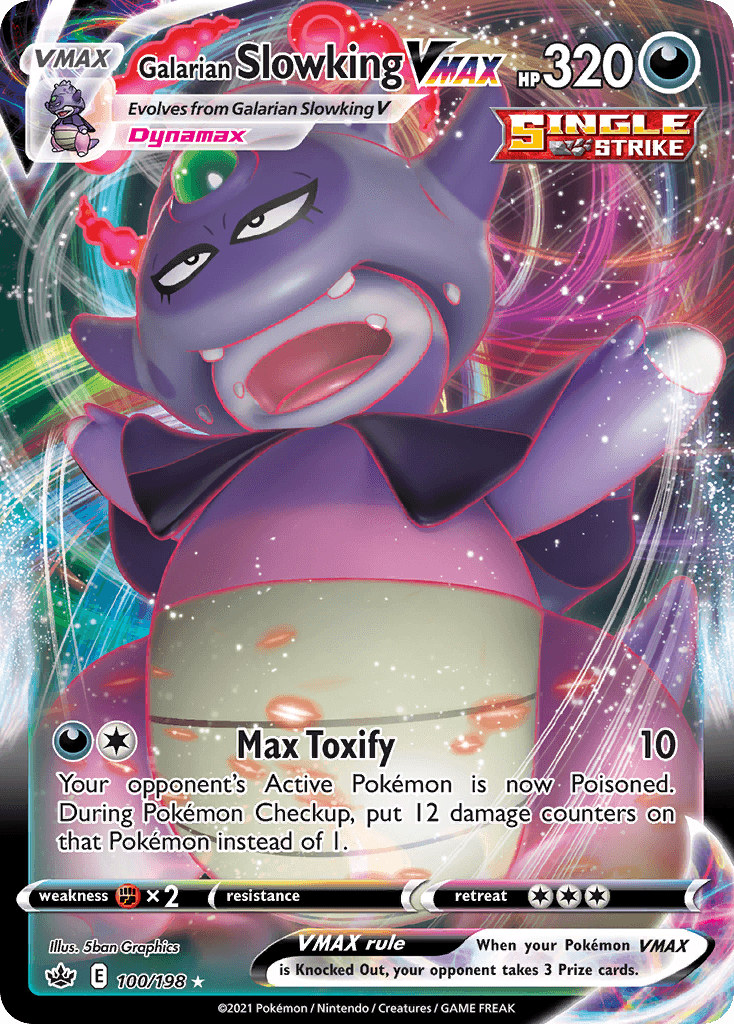 Carta Pokémon Galarian Slowking VMAX