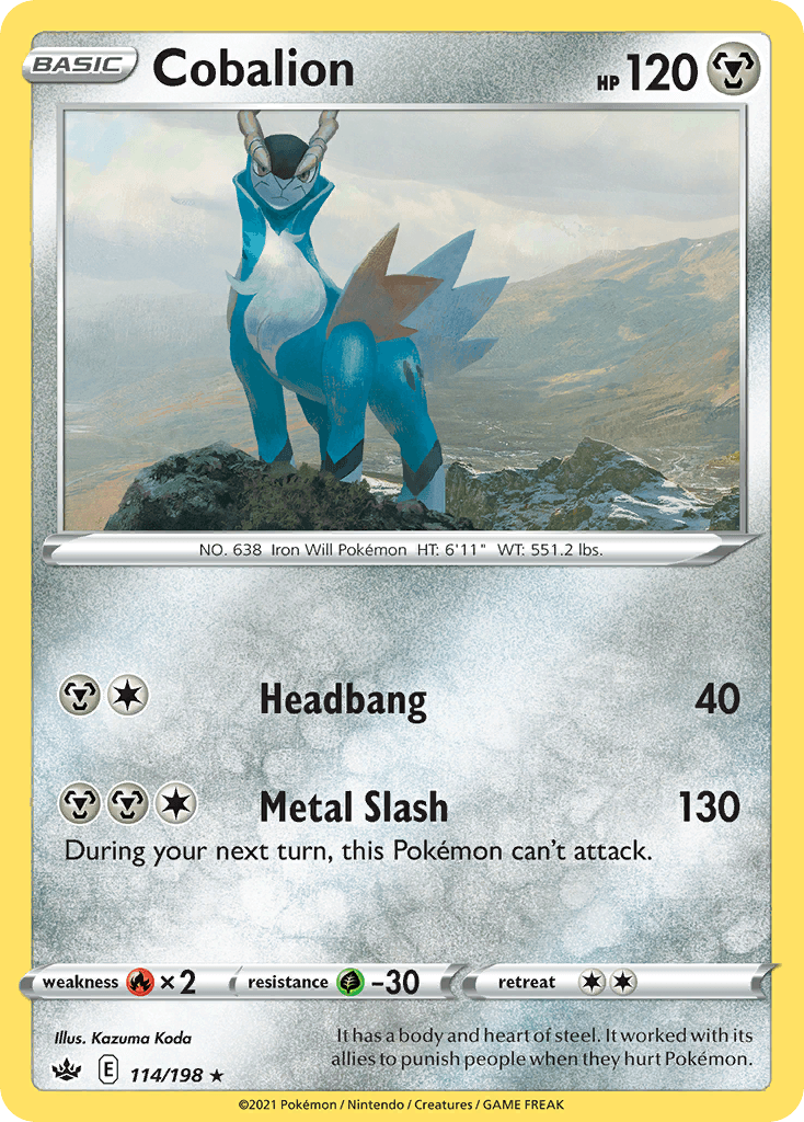 Carta Pokémon Cobalion