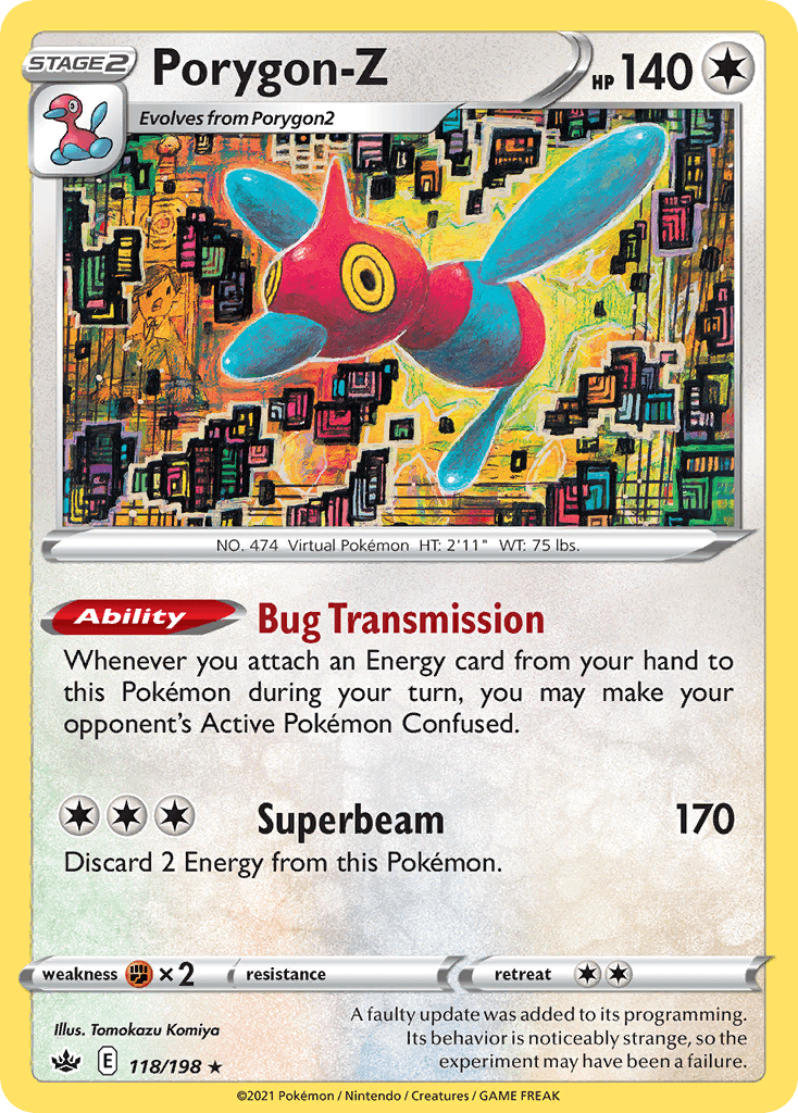 Carta Pokémon Porygon-Z