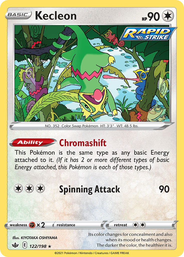 Carta Pokémon Kecleon 122