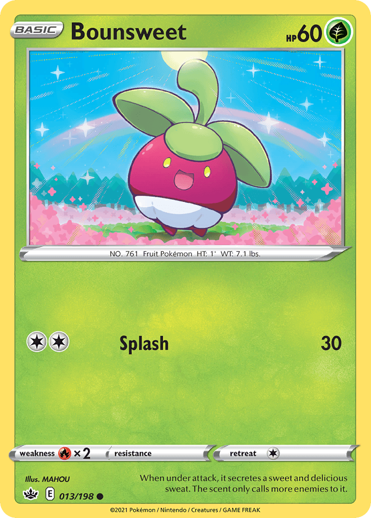 Carta Pokémon Bounsweet 13