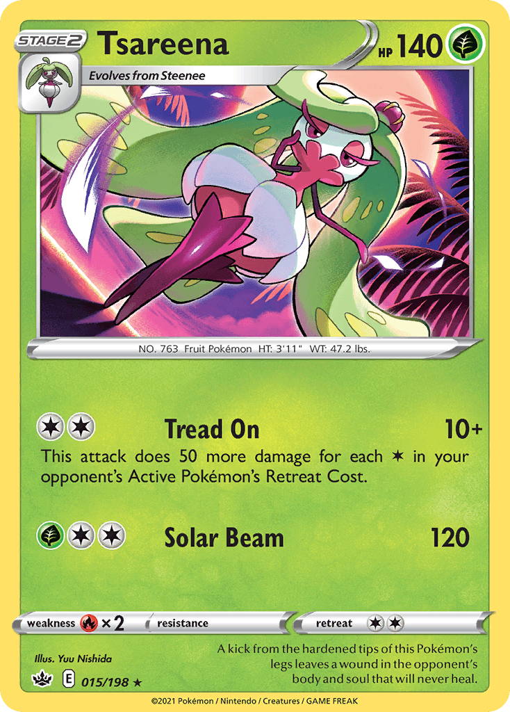 Carta Pokémon Tsareena 15