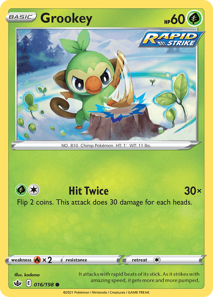 Carta Pokémon Grookey 16