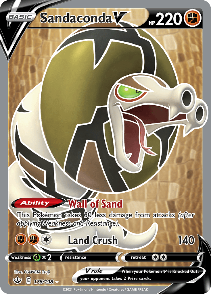 Carta Pokémon Sandaconda V 175