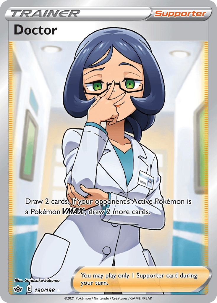 Carta Pokémon Doctor 190 de Chilling Reign