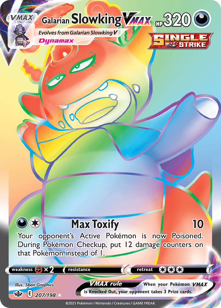 Carta Pokémon Galarian Slowking VMAX
