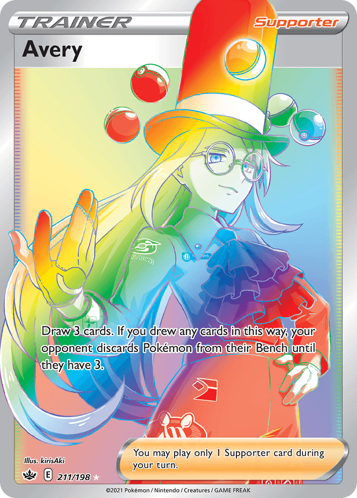 Carta Pokémon Avery 211 de Chilling Reign