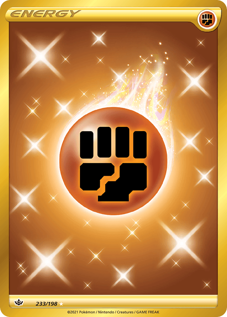 Carta Pokémon Fighting Energy 233 de Chilling Reign