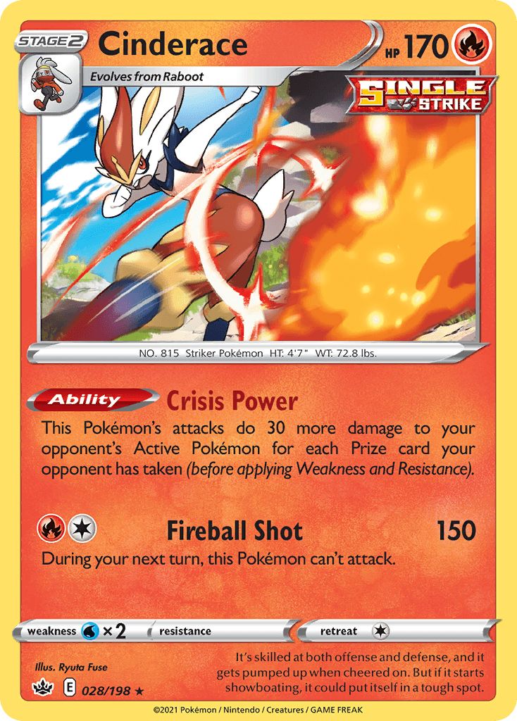 Carta Pokémon Cinderace