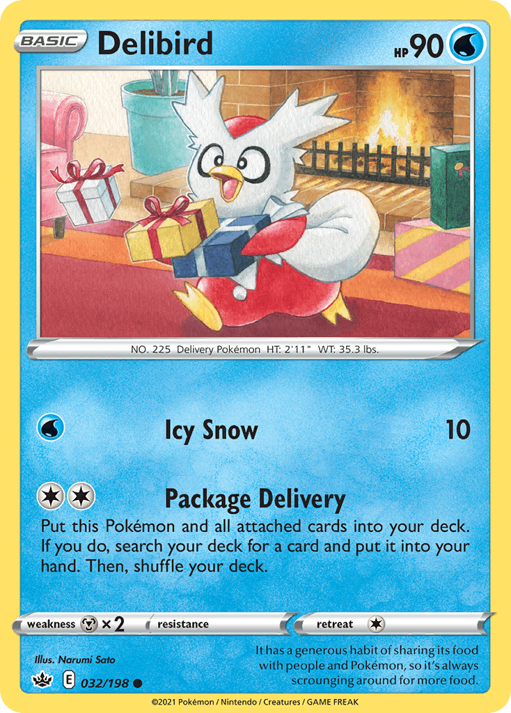 Carta Pokémon Delibird